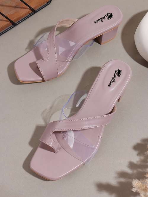 pink synthetic sandals - 22069097 - Standard Image - 0