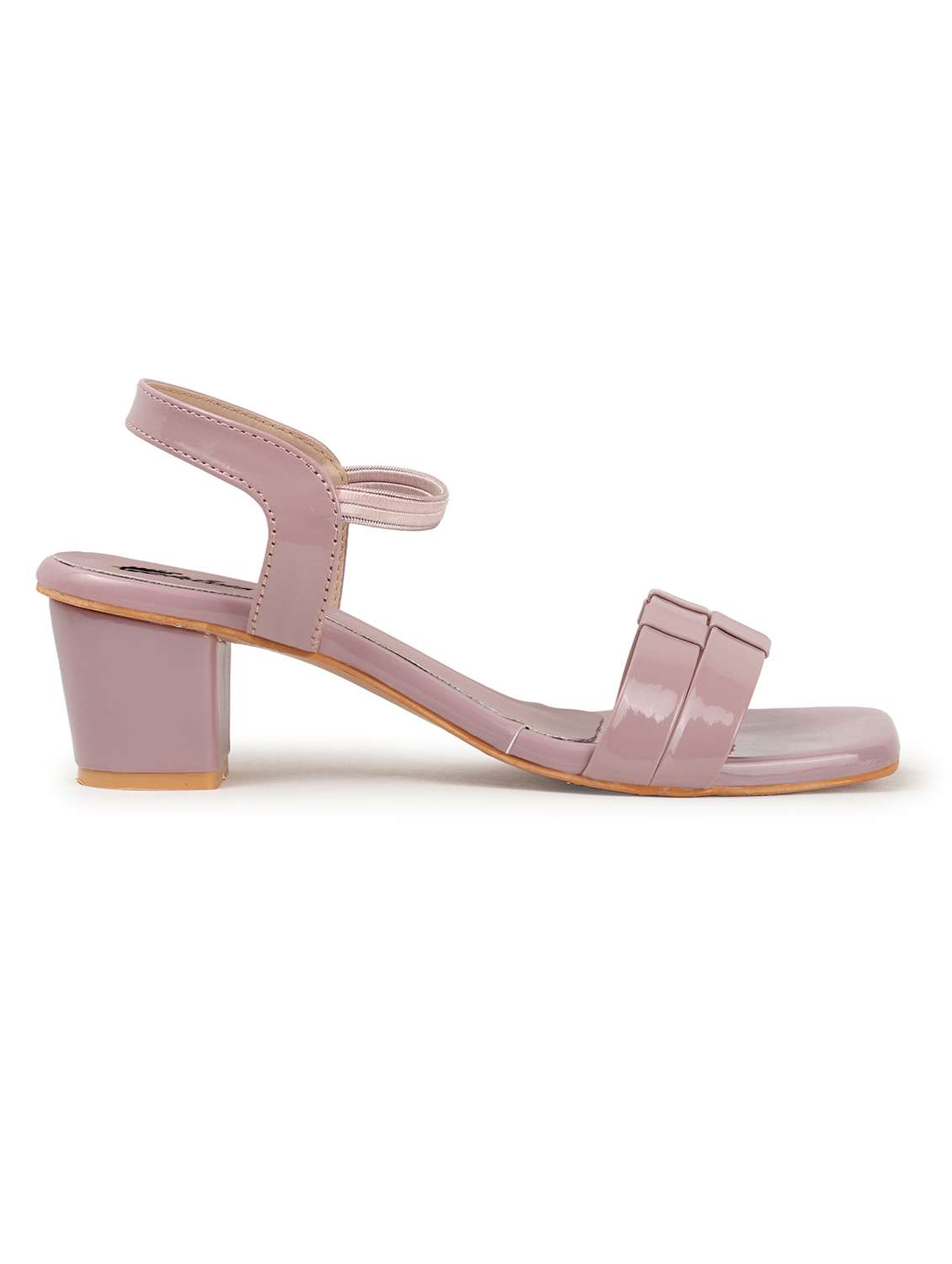 women mauve solid back strap block heels - 22069101 - Standard Image - 3