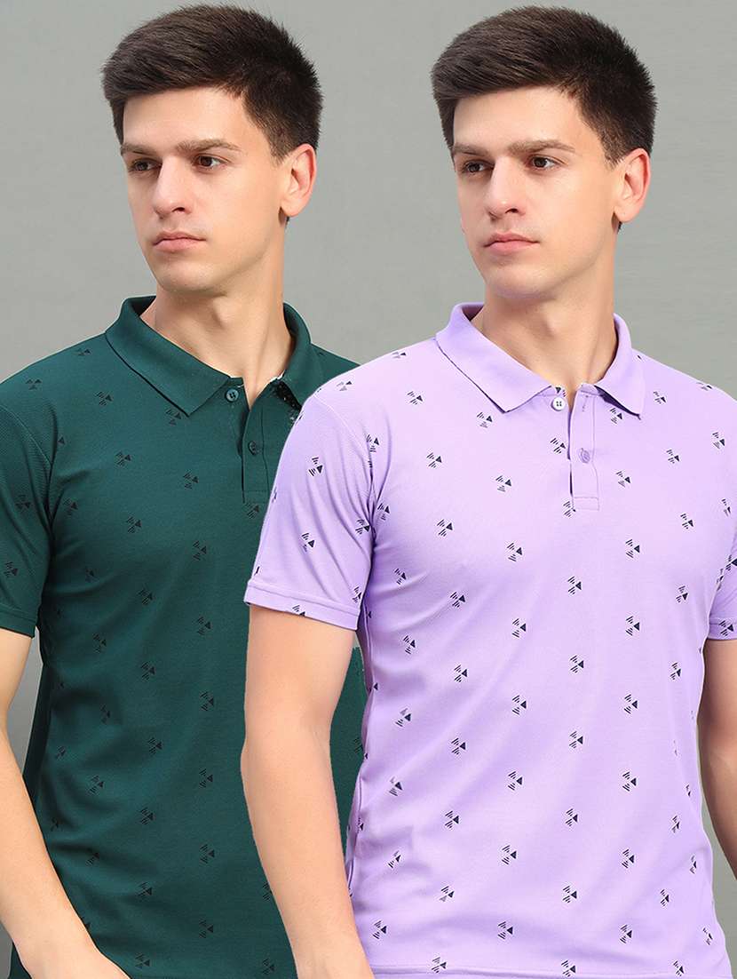 men pack of 2 short sleeve polo t-shirt - 22069106 -  Zoom Image - 0