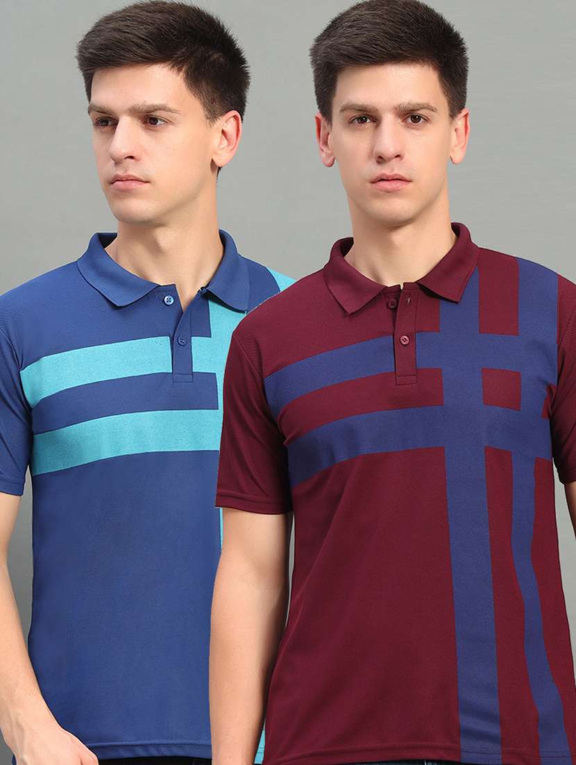 men pack of 2 short sleeve polo t-shirt - 22069123 - Zoom Image - 0