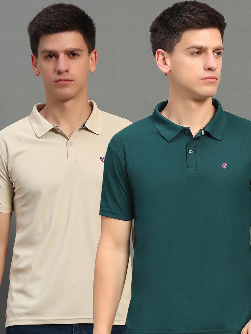 men pack of 2 short sleeve polo t-shirt - 22069128 - Zoom Image - 0