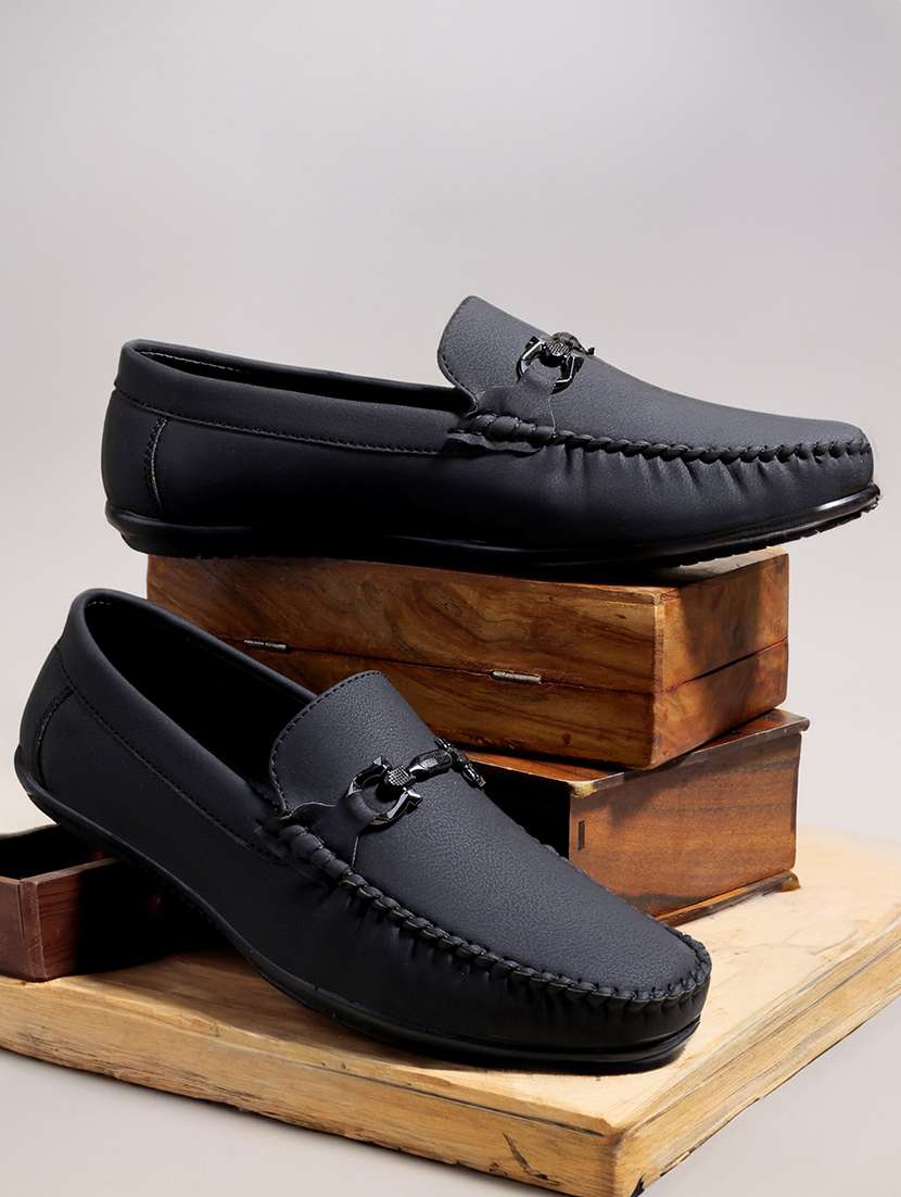men black slip on loafer