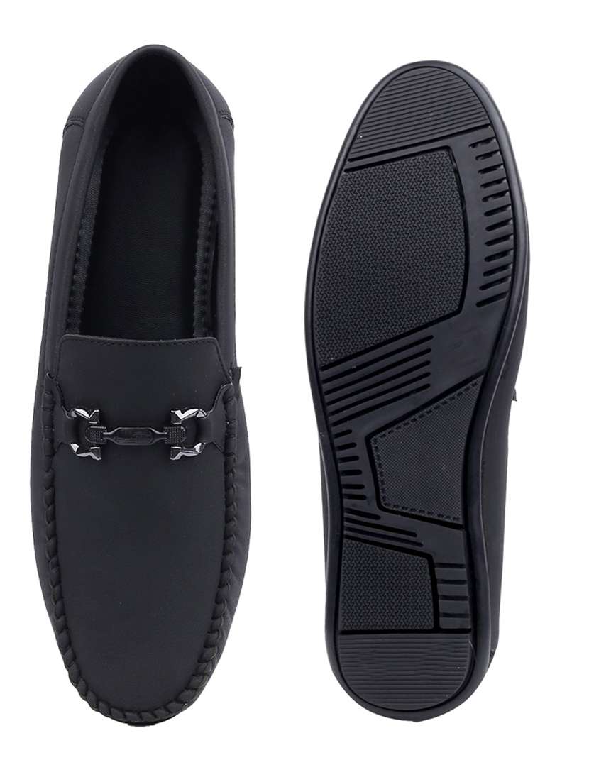 men black slip on loafer - 22069148 -  Standard Image - 5
