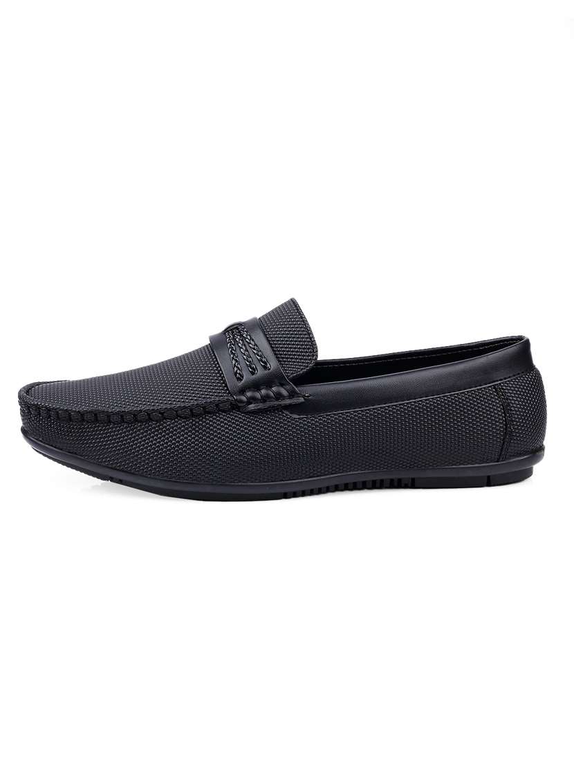 men black slip on loafer - 22069149 -  Standard Image - 3