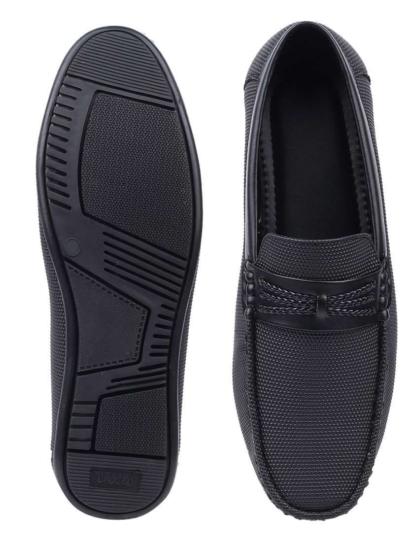 men black slip on loafer - 22069149 -  Standard Image - 5