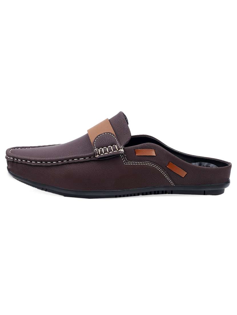 men brown slip on loafer - 22069151 - Standard Image - 3
