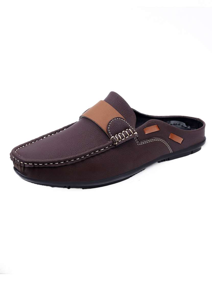 men brown slip on loafer - 22069151 - Standard Image - 5