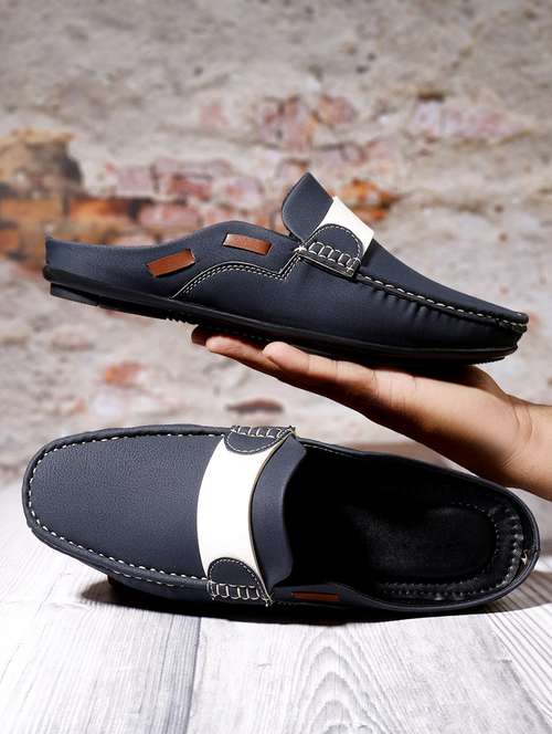 men blue slip on loafer - 22069152 - Standard Image - 0