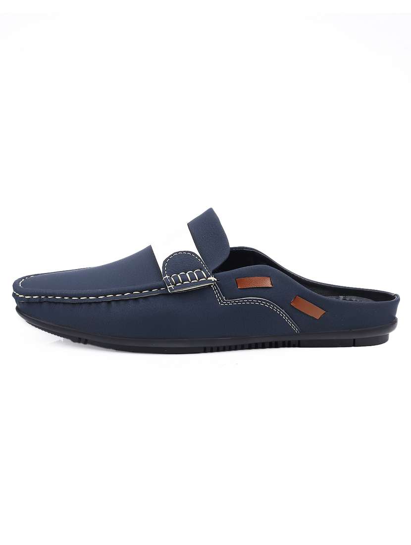 men blue slip on loafer - 22069152 - Standard Image - 3
