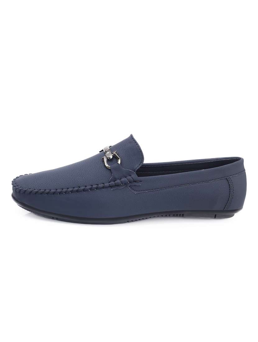 men blue slip on loafer - 22069153 - Standard Image - 3