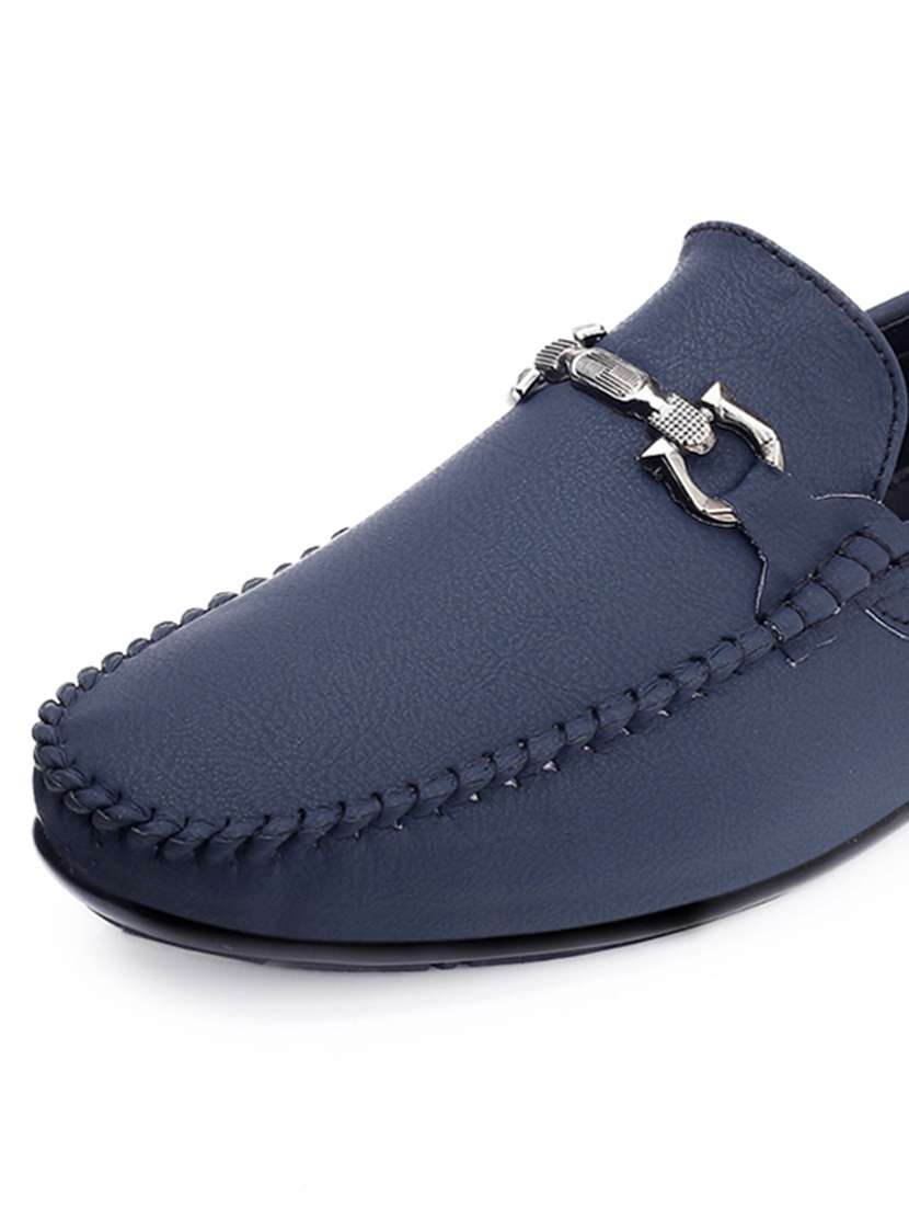 men blue slip on loafer - 22069153 - Standard Image - 5