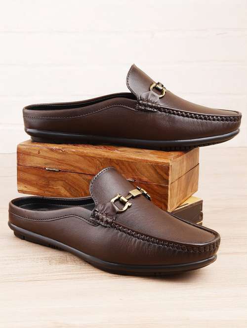 men brown slip on loafer - 22069155 - Standard Image - 0
