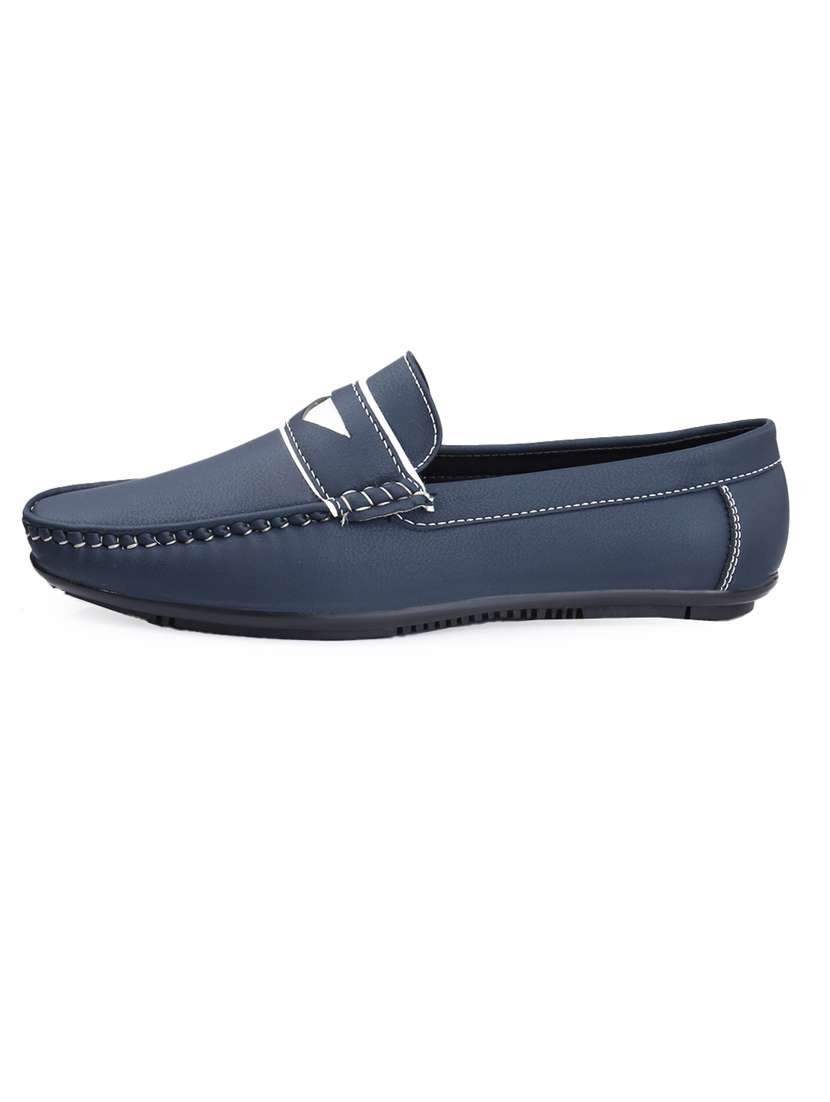 men blue slip on loafer - 22069161 - Standard Image - 5