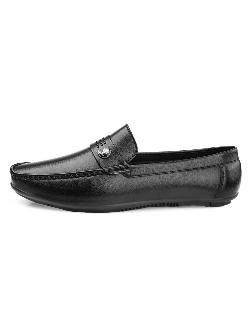 men black slip on loafer - 22069162 - Standard Image - 3