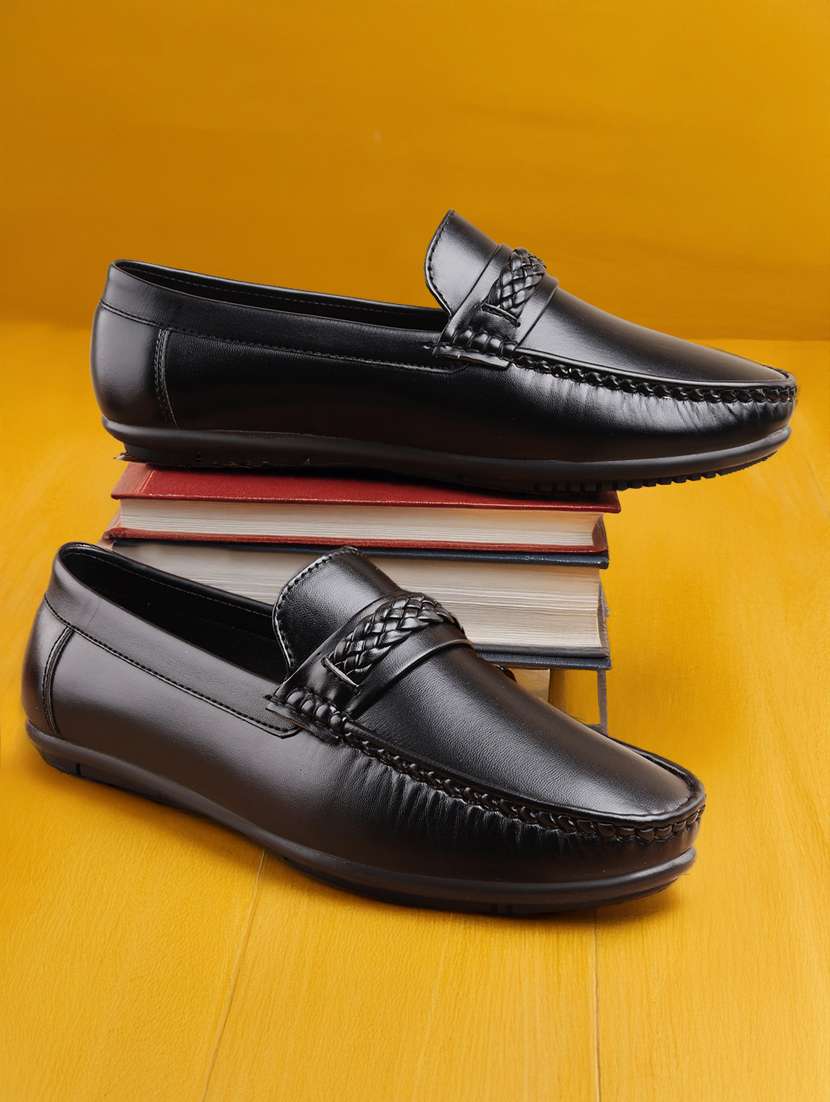 men black slip on loafer