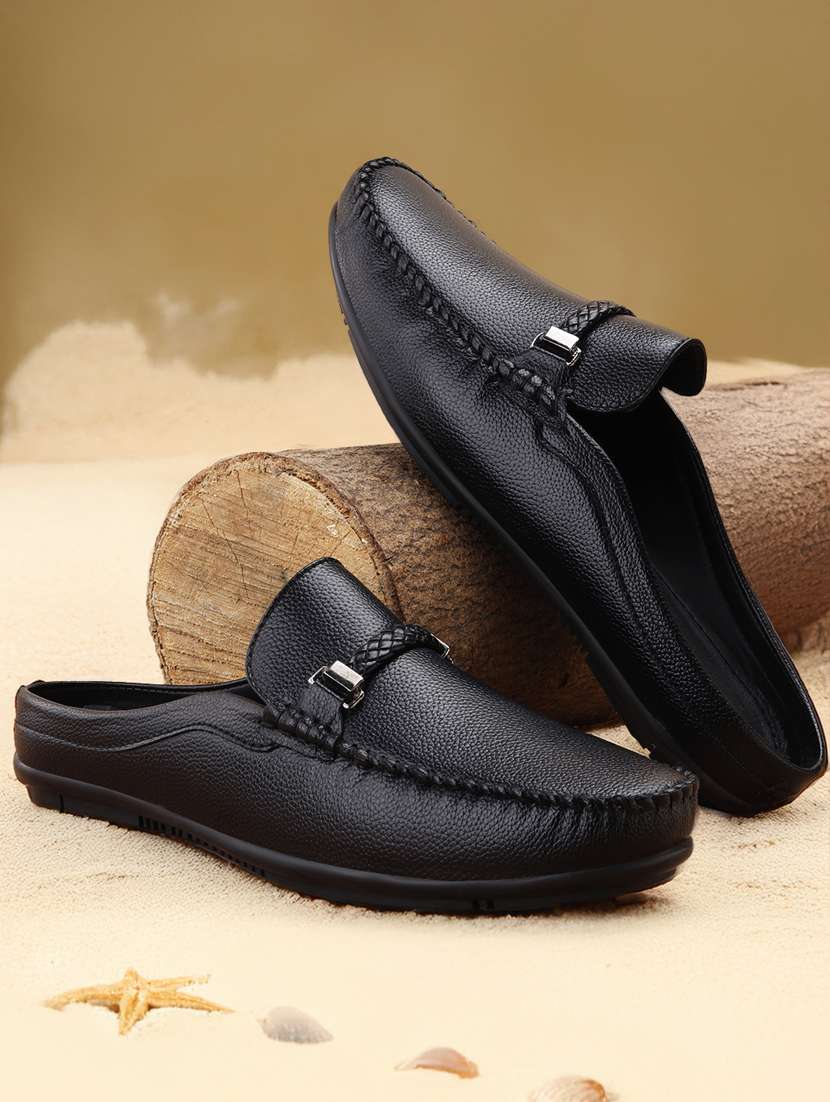 men black slip on loafer - 22069171 -  Zoom Image - 0
