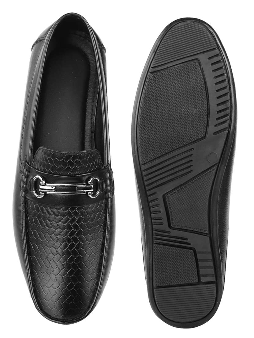 men black slip on loafer - 22069174 -  Standard Image - 5