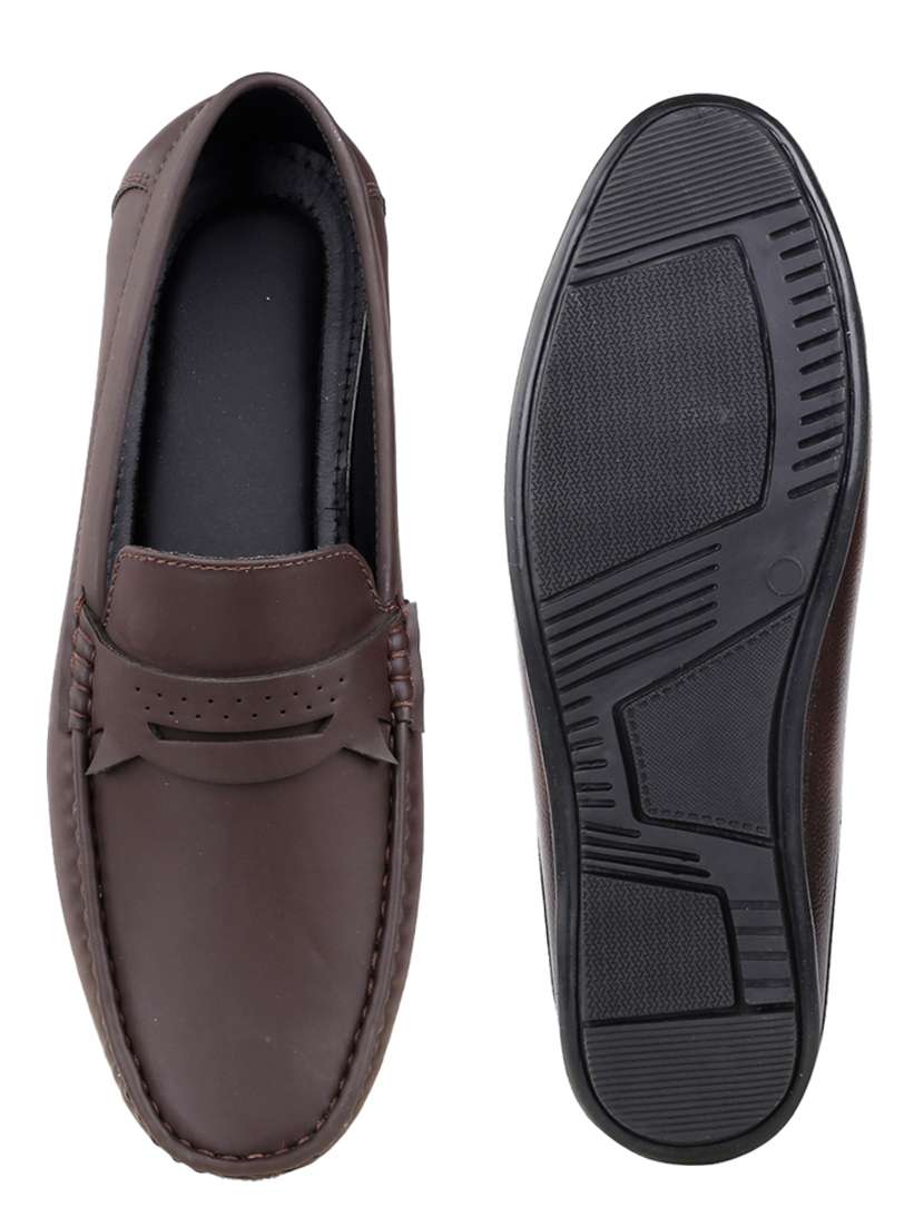 men brown slip on loafer - 22069175 -  Standard Image - 5