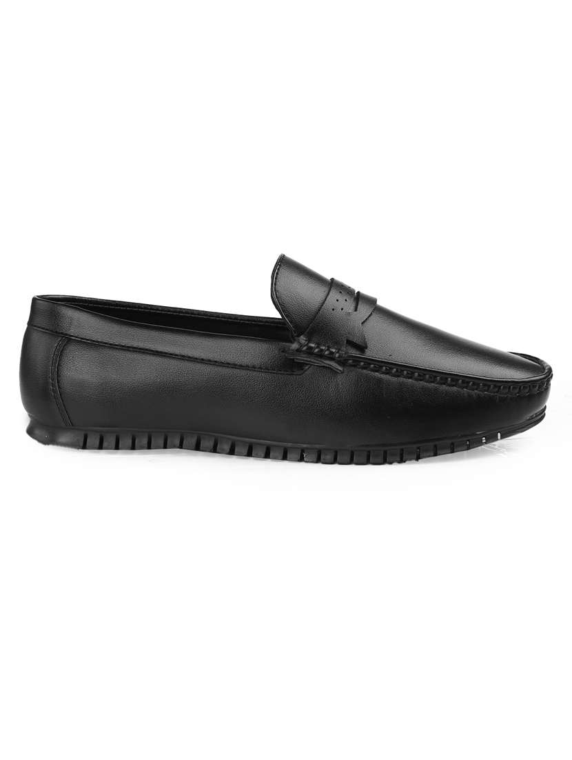 men black slip on loafer - 22069176 - Standard Image - 3