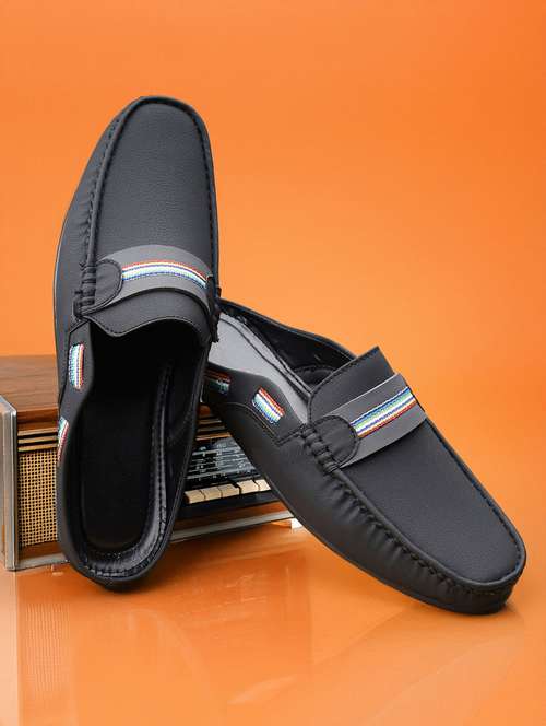 men black slip on loafer - 22069179 - Standard Image - 0