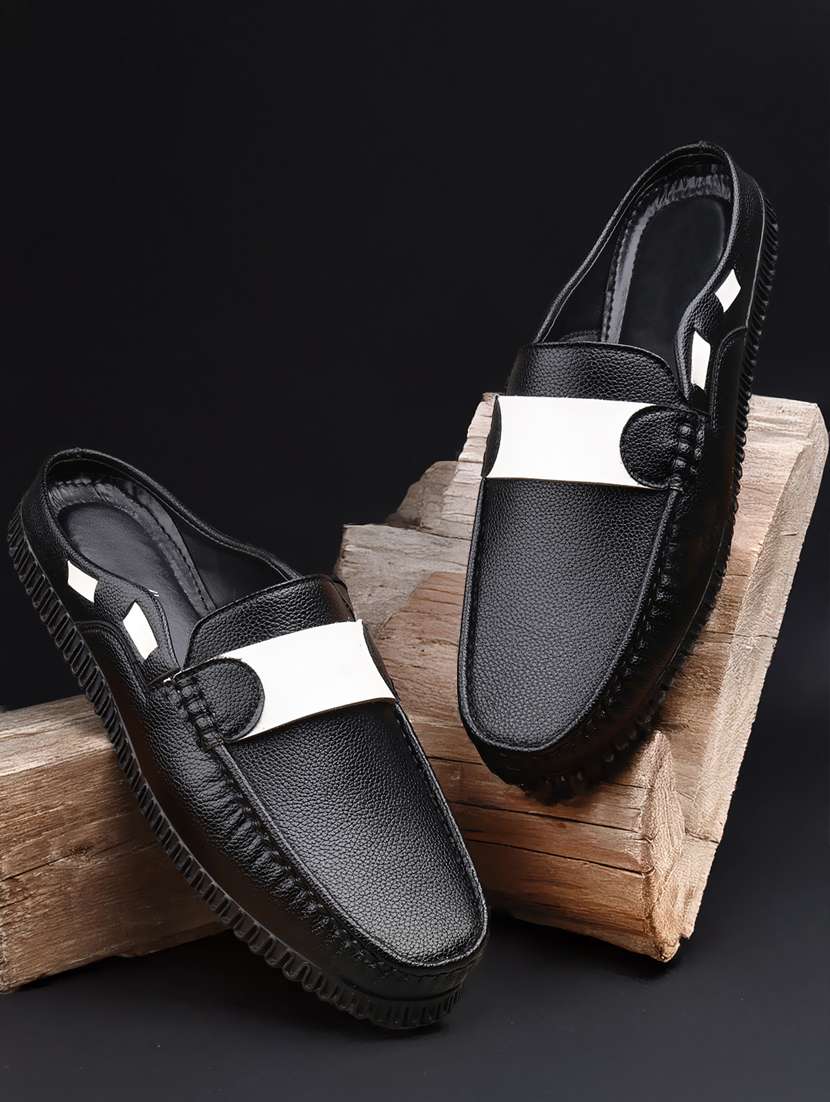 men black slip on loafer - 22069181 -  Zoom Image - 0