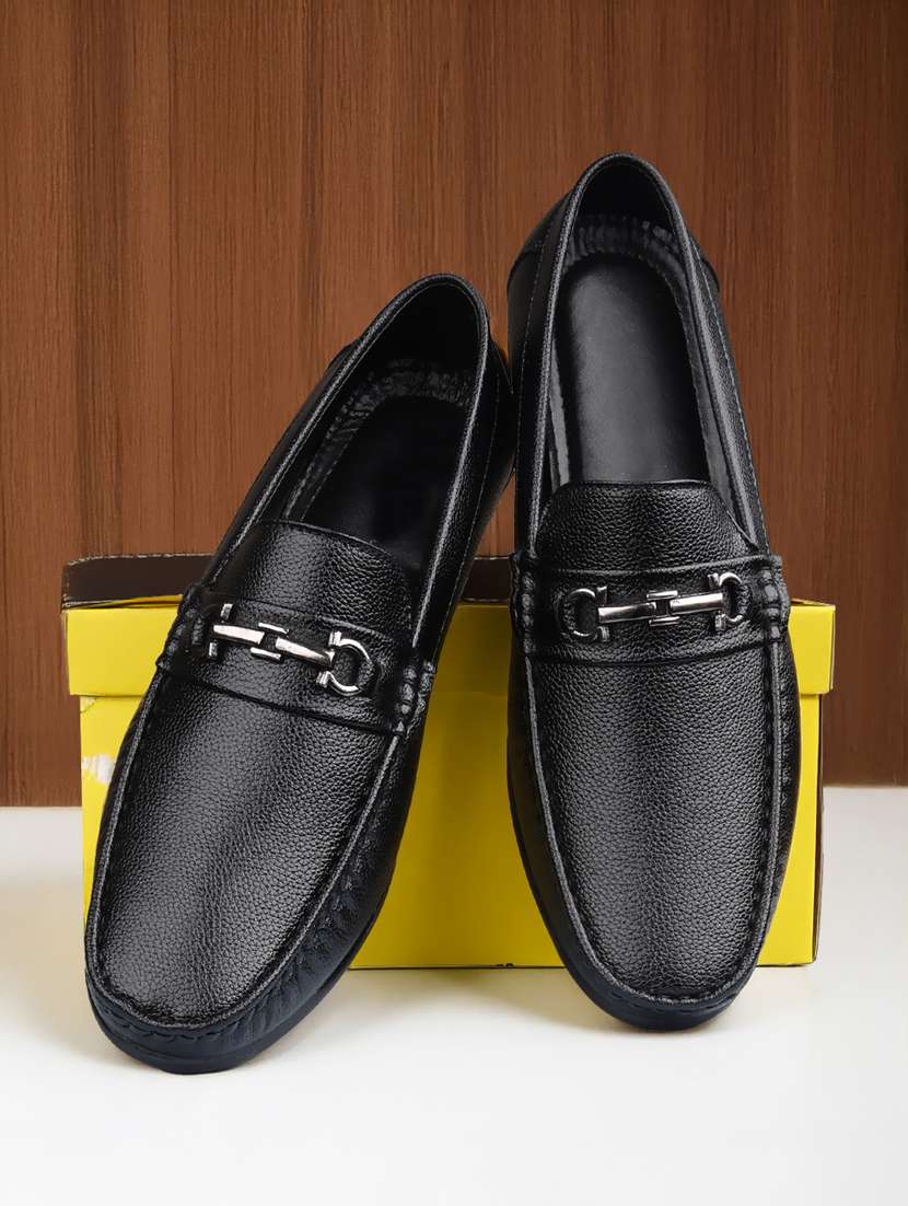 men black slip on loafer - 22069186 -  Zoom Image - 0