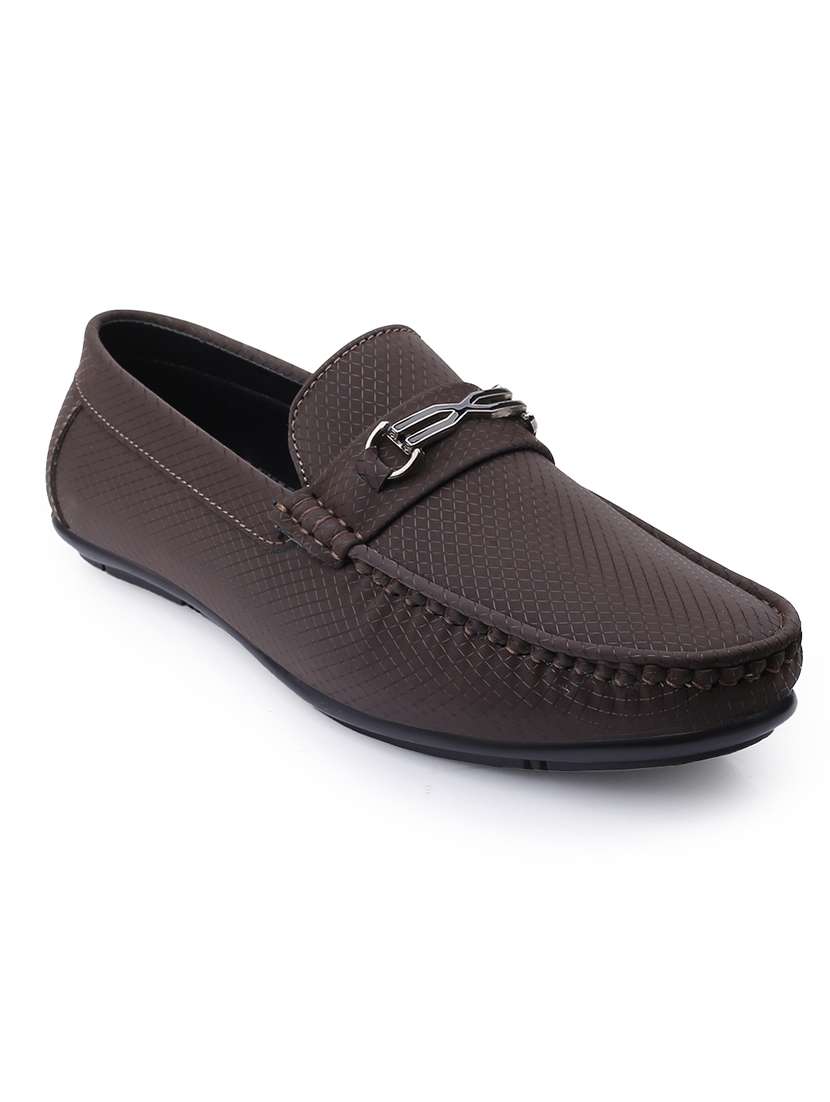 men brown slip on loafer - 22069187 - Standard Image - 3