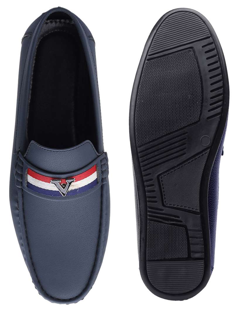 men blue slip on loafer - 22069189 - Standard Image - 5