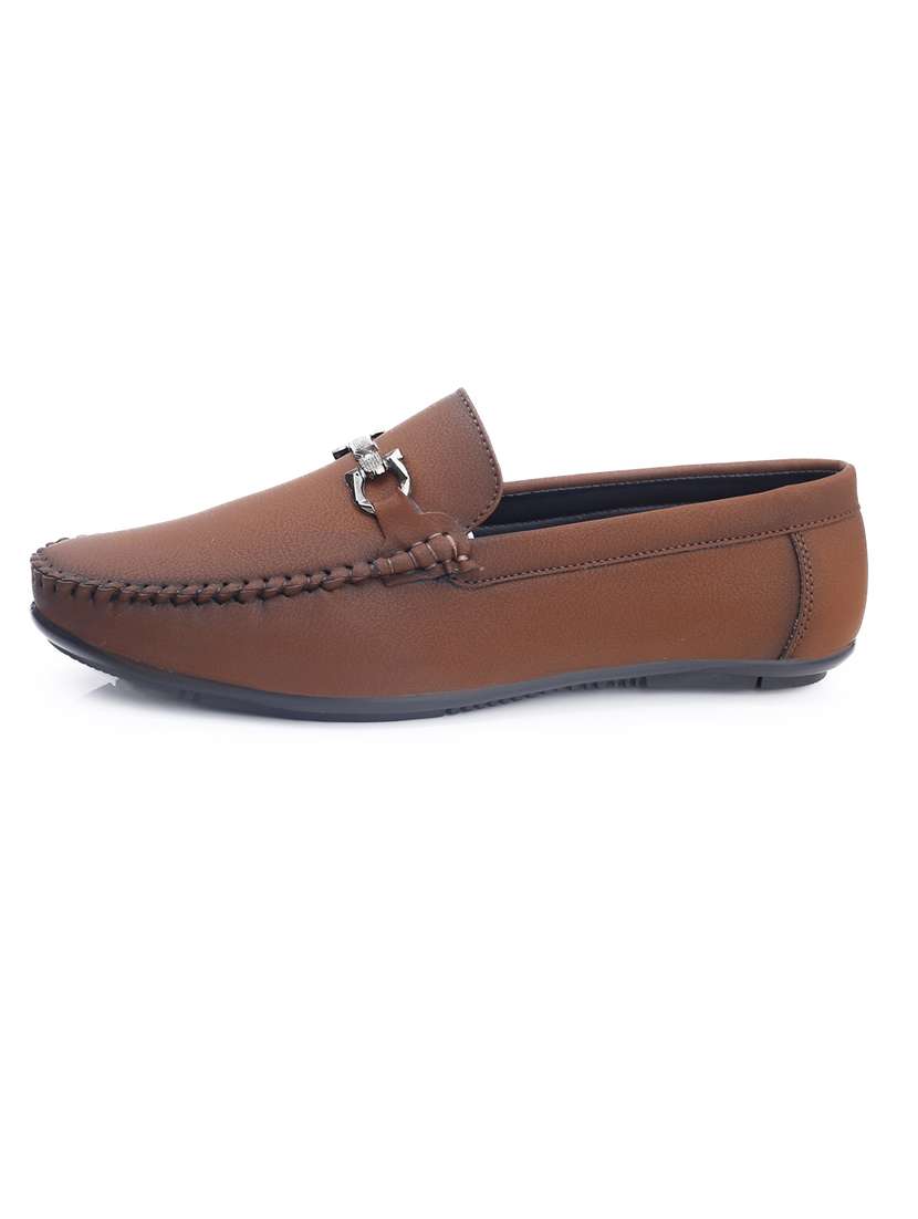 men tan slip on loafer - 22069197 - Standard Image - 3