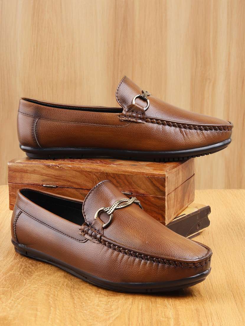 men tan slip on loafer - 22069199 - Zoom Image - 0