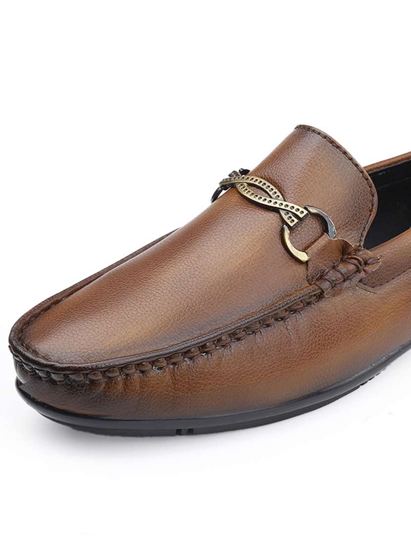 men tan slip on loafer - 22069199 - Standard Image - 5
