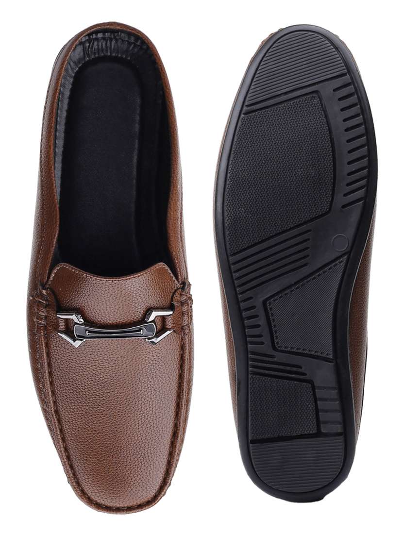 men tan slip on loafer - 22069203 - Standard Image - 5