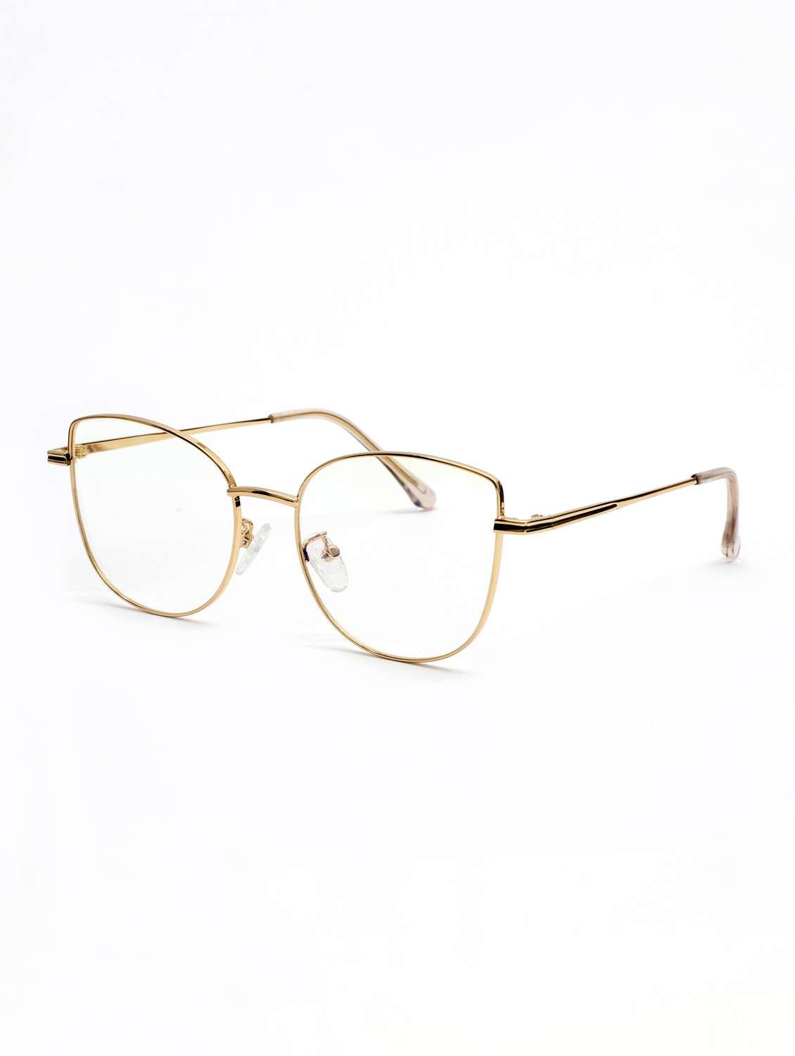 women's cat eye gold frame spectacles - 22069204 - Standard Image - 3