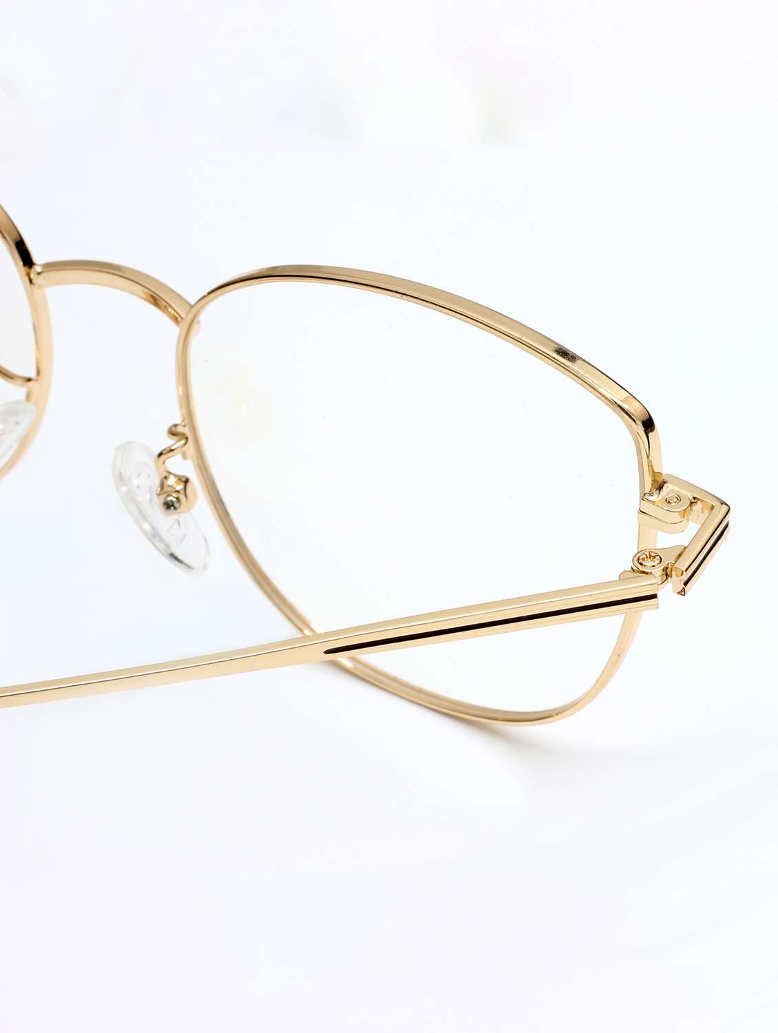 women's cat eye gold frame spectacles - 22069204 - Standard Image - 5