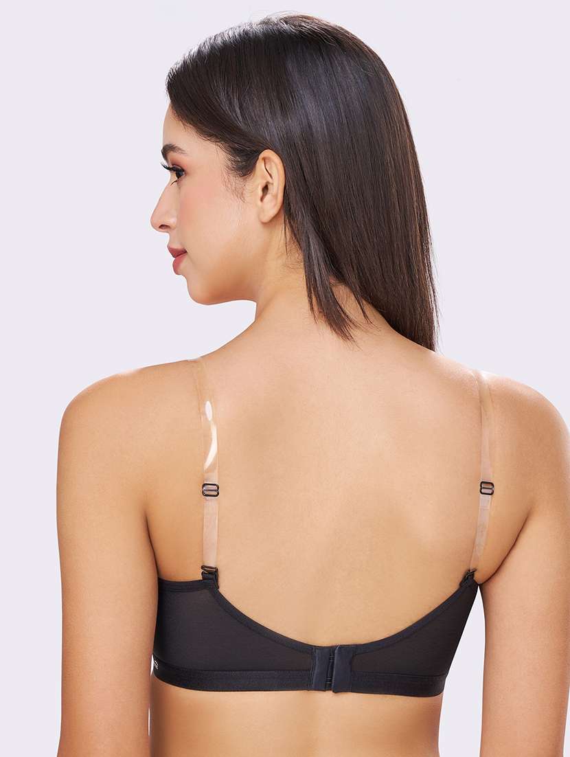 women pack of 2 solid lightly padded t-shirt bra - 22069220 -  Standard Image - 3