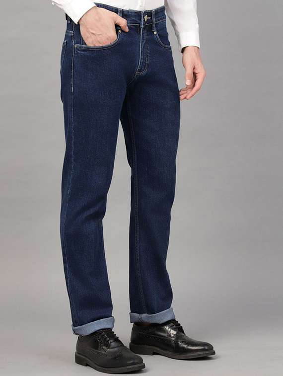 men solid mid rise slim fit jean - 22069238 - Standard Image - 3