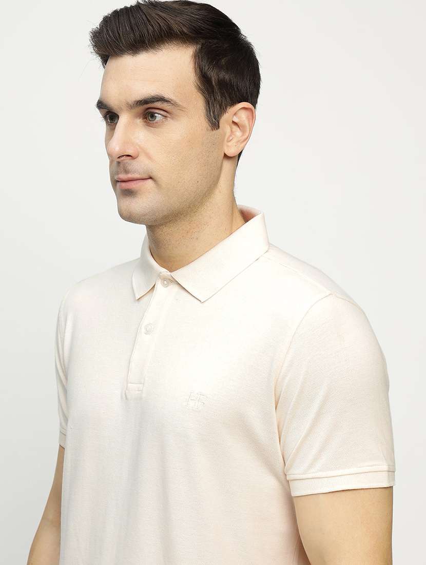 men solid short sleeve regular fit polo t-shirt - 22069253 -  Standard Image - 3