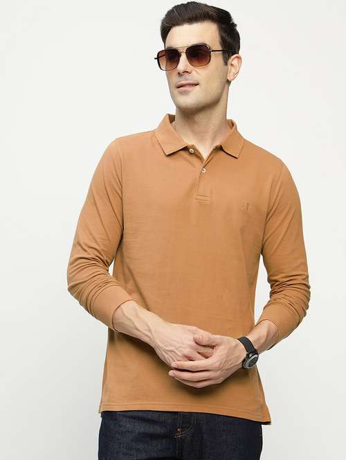 men solid short sleeve regular fit polo t-shirt - 22069257 -  Standard Image - 0