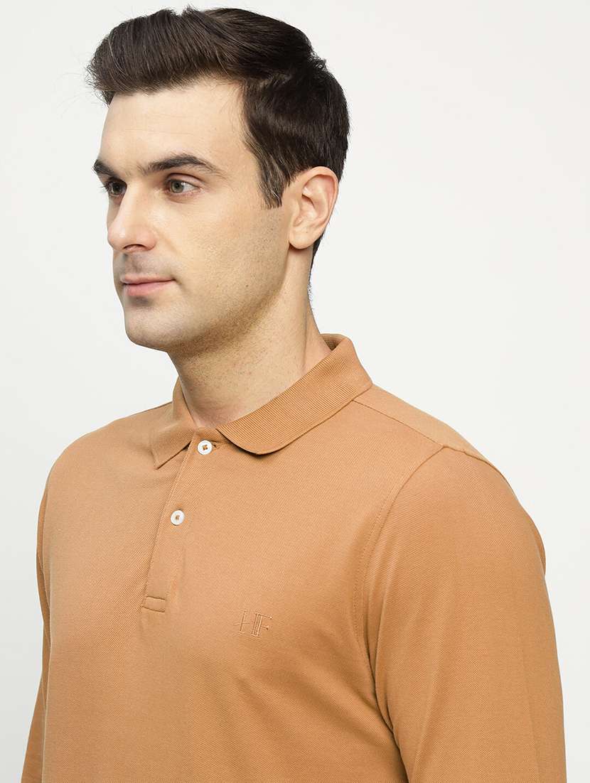 men solid short sleeve regular fit polo t-shirt - 22069257 -  Standard Image - 3