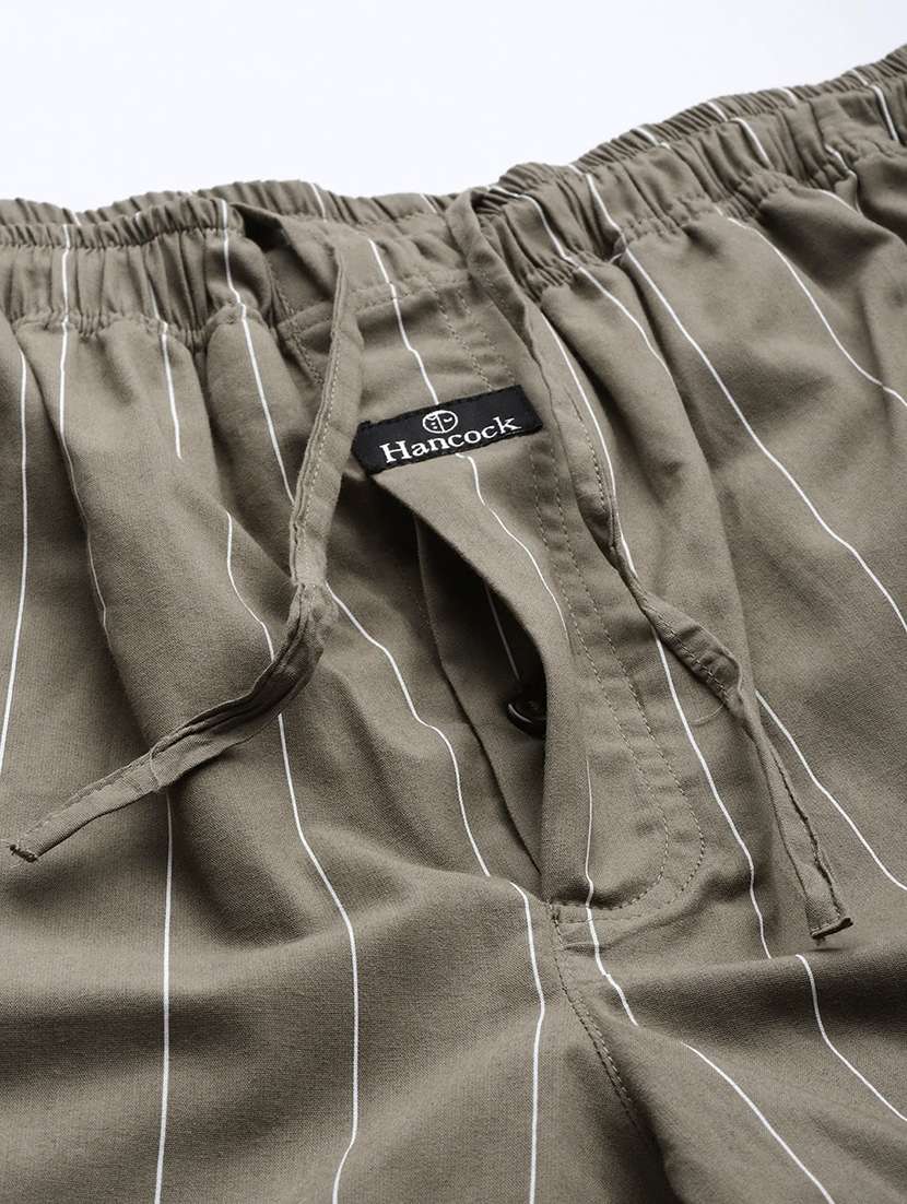 men striped long sleeve sleepwear set - 22069547 -  Standard Image - 5