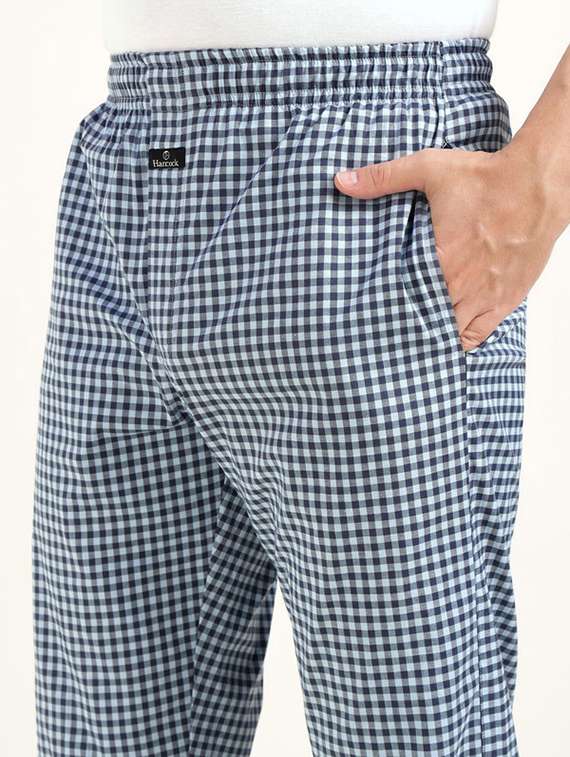 men checkered long sleeve sleepwear set - 22069581 - Standard Image - 5