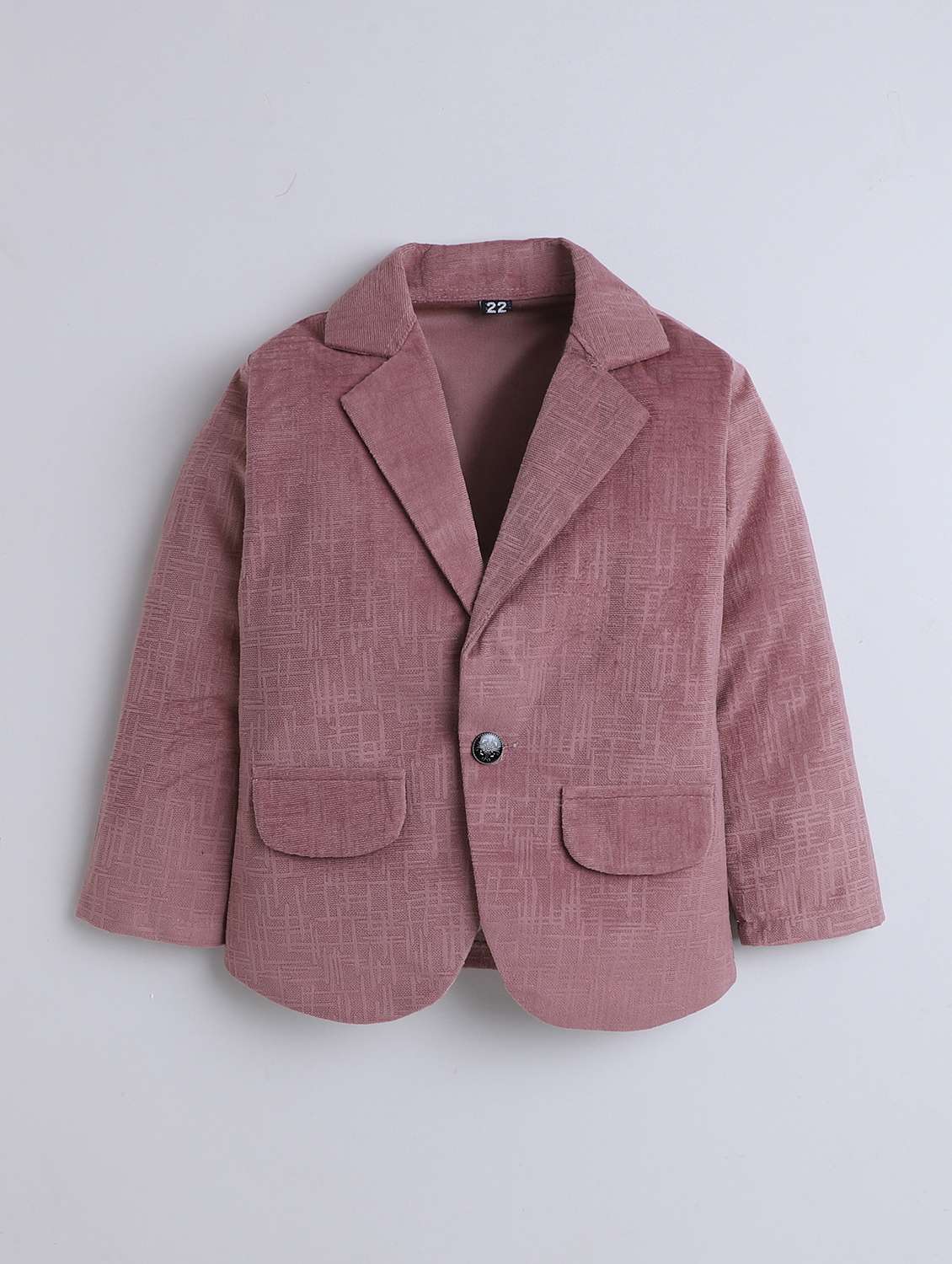 boys solid blazer and trouser with t-shirt set - 22070241 -  Standard Image - 3