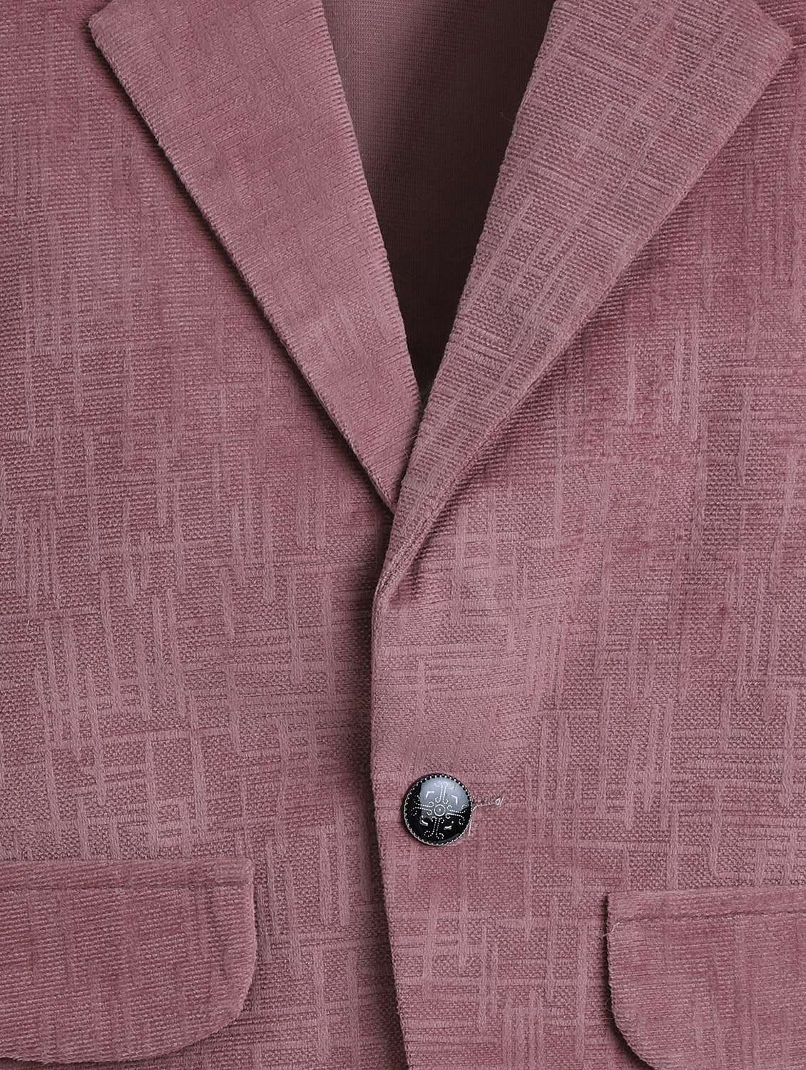 boys solid blazer and trouser with t-shirt set - 22070241 -  Standard Image - 5