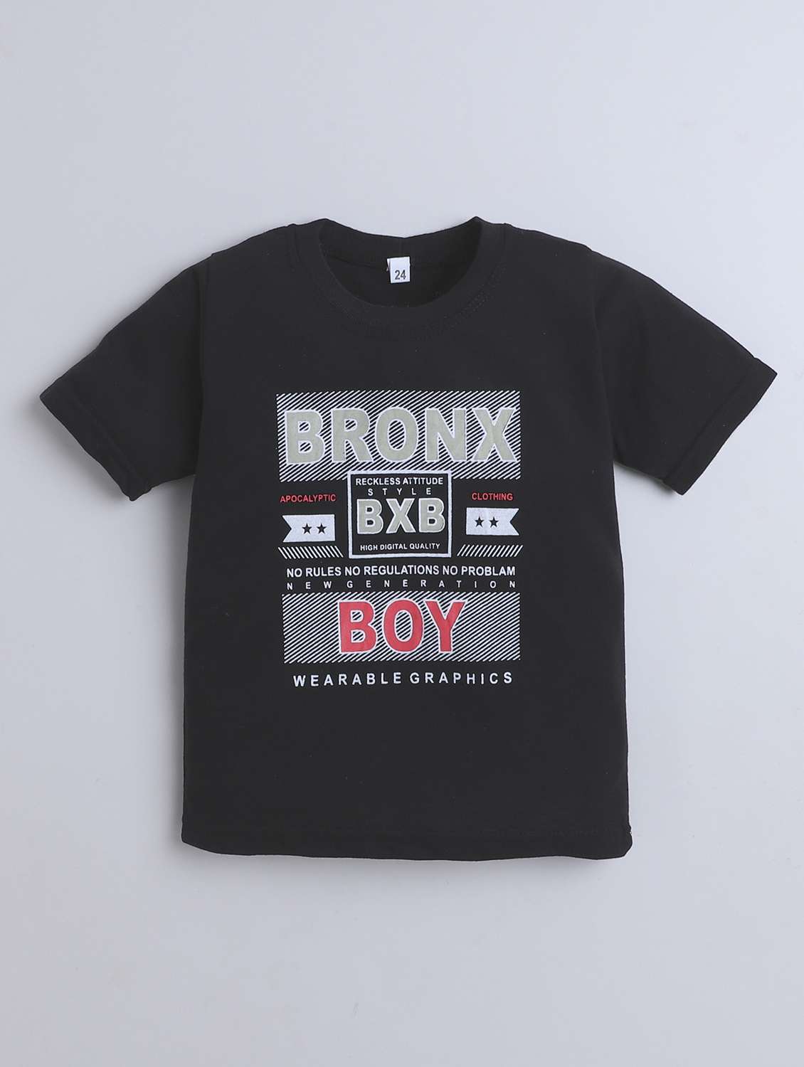 boys printed shirt and trouser with t-shirt set - 22070245 -  Standard Image - 3