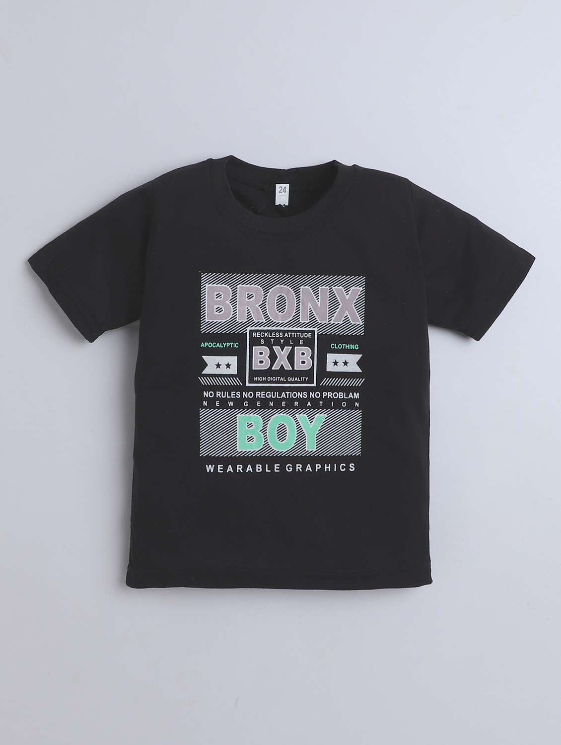 boys printed shirt and trouser with t-shirt set - 22070247 -  Standard Image - 3