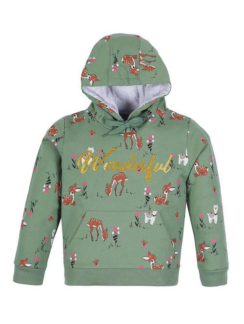 boys printed long sleeve hooded sweatshirt - 22070376 -  Standard Image - 0