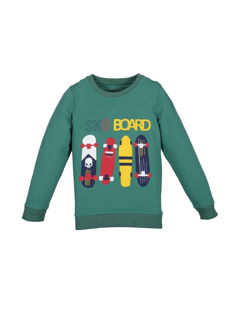 boys printed long sleeve sweatshirt