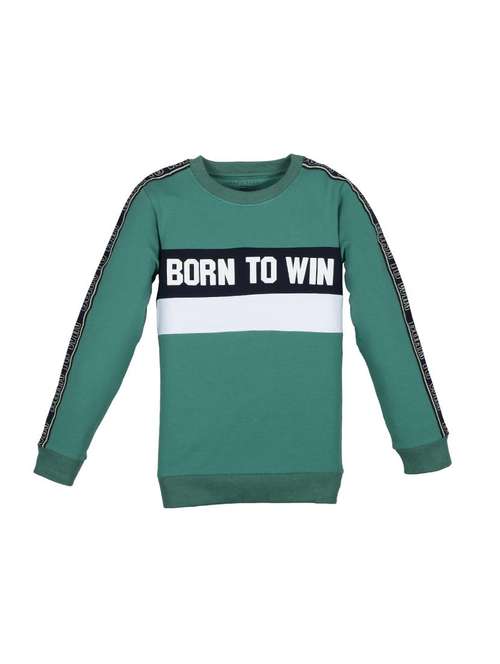 boys printed long sleeve sweatshirt - 22070416 -  Standard Image - 0
