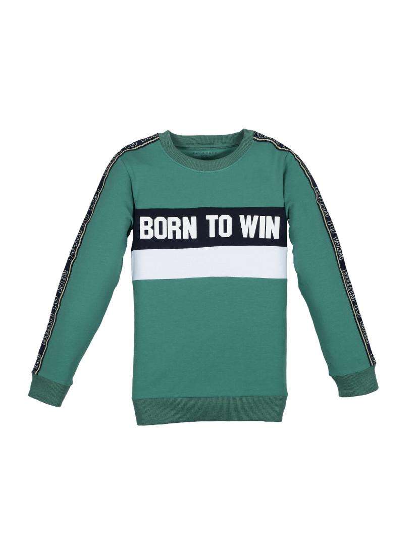 boys printed long sleeve sweatshirt
