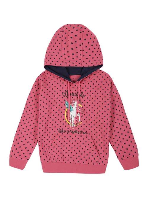 boys printed long sleeve hooded sweatshirt - 22070444 -  Standard Image - 0